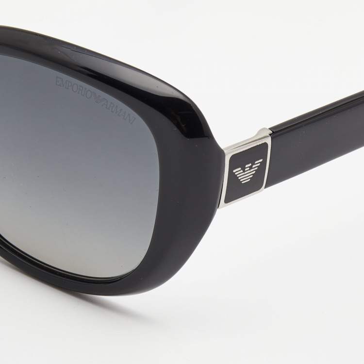 مملوكة مسبقًا Emporio Armani Black Gradient Polarized Sunglasses