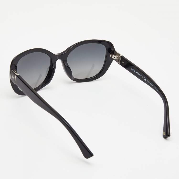 مملوكة مسبقًا Emporio Armani Black Gradient Polarized Sunglasses