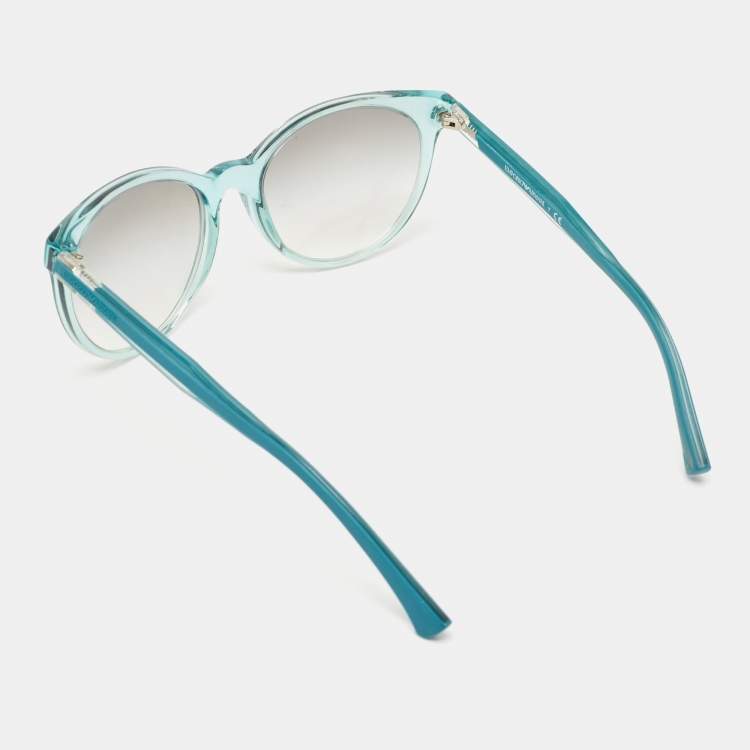 Pre Owned Emporio Armani Green  EA 4003 Cate Eye Sunglasses