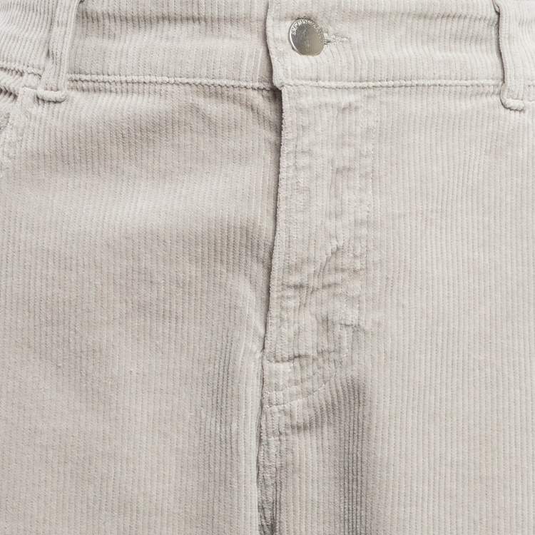 Pre Owned Emporio Armani Beige Corduroy High Rise Skinny Jeans L Waist 32"