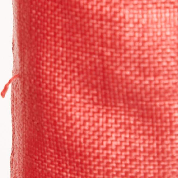 مملوكة مسبقًا Emporio Armani Pink Basket Weave Jacket S 