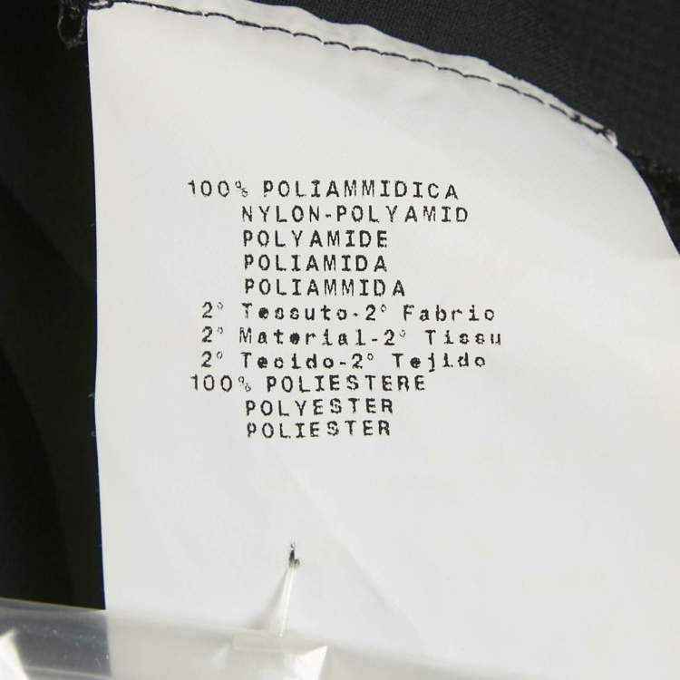 مملوكة مسبقًا Emporio Armani Black Beaded Chiffon Semi Sheer Shirt S