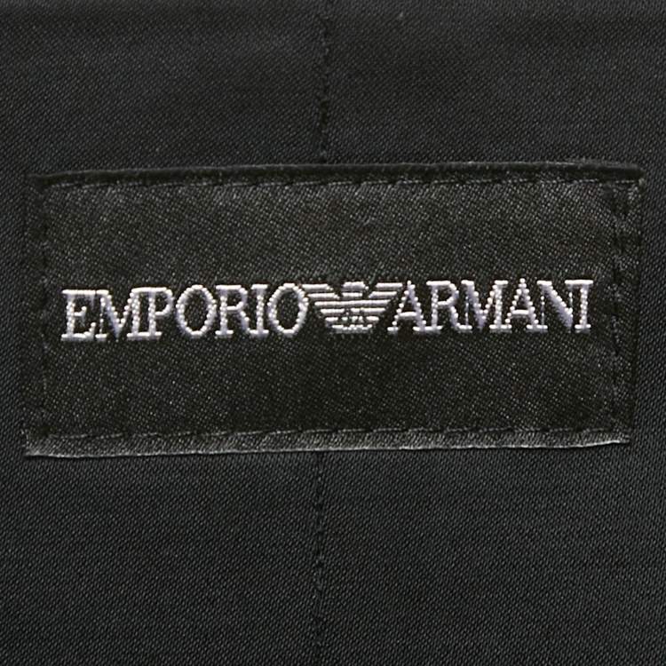 Pre Owned Emporio Armani Silk Pleat Detail Short S