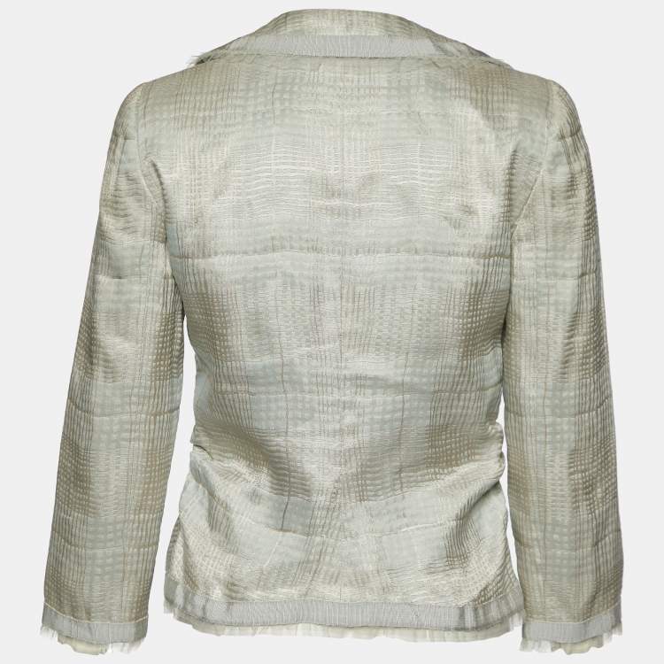 Emporio armani grey jacket best sale