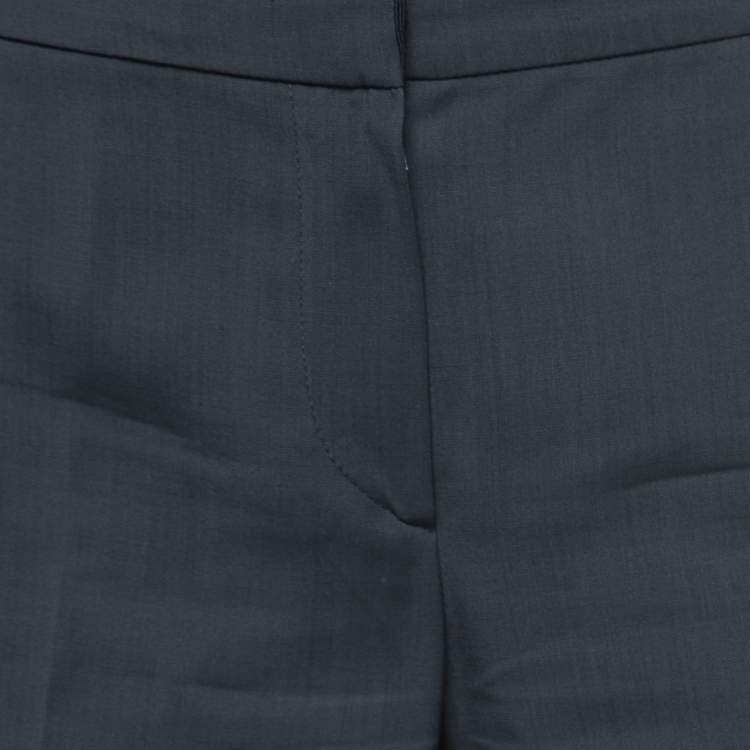 Pre Owned Emporio Armani Vintage Slate Blue Trousers S