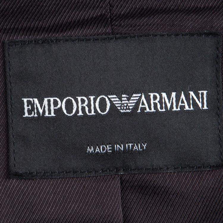 Pre Owned Emporio Armani Grey Skirt Suit  M