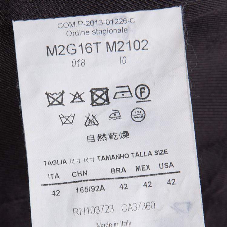 Pre Owned Emporio Armani Grey Skirt Suit  M