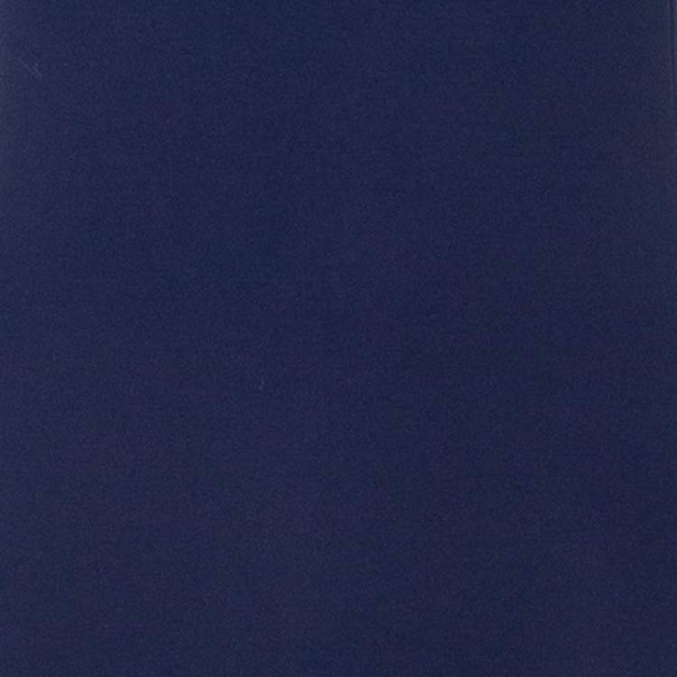 Pre Owned Emporio Armani Navy Blue Crepe One Shoulder Maxi Dress M
