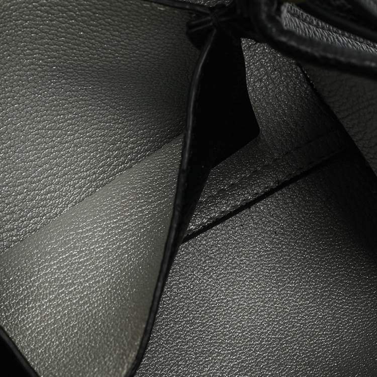 Pre Owned Emporio Armani Back Leather Mini MyEA Shopper Tote