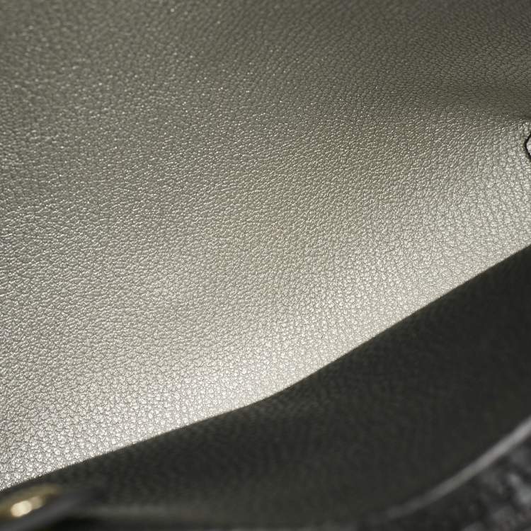 Pre Owned Emporio Armani Black Leather MyEA Vertical Tote