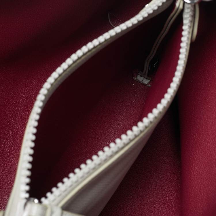 Pre Owned Emporio Armani MyEA Medium Grey Faux Leather Shopper Tote