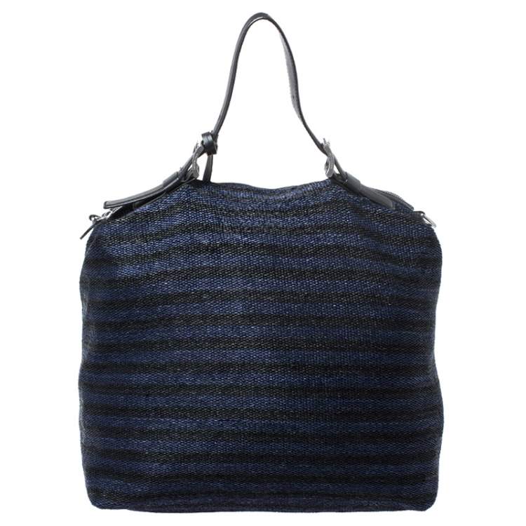 emporio armani straw bag