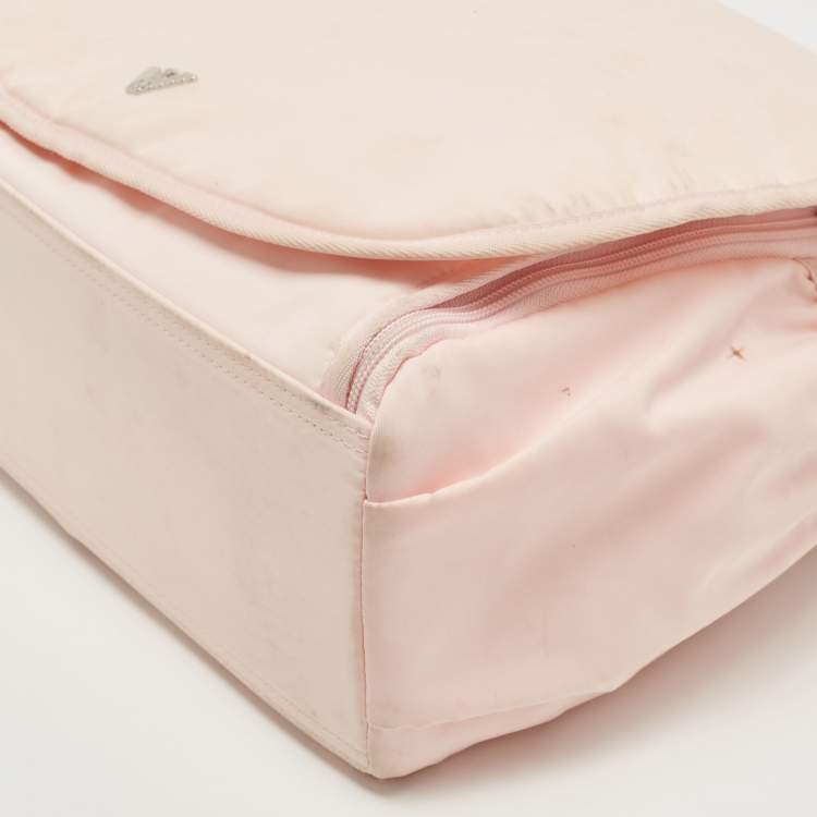 مملوكة مسبقًا Emporio Armani Pink Nylon Baby Changing Bag