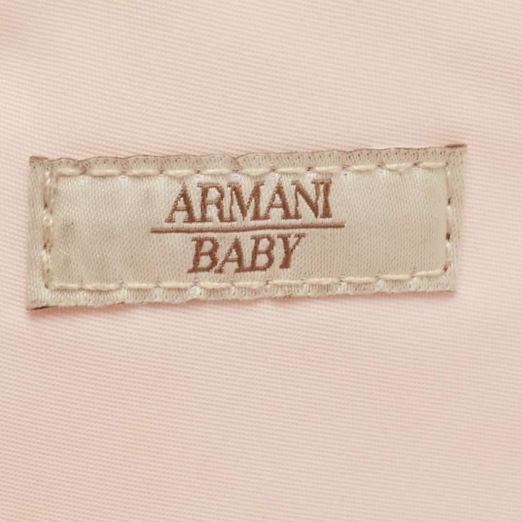 مملوكة مسبقًا Emporio Armani Pink Nylon Baby Changing Bag