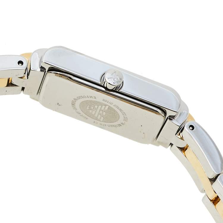 مملوكة مسبقًا Emporio Armani Blue Mother Of Pearl Stainless Steel AR3109 Women's Wristwatch 16 mm