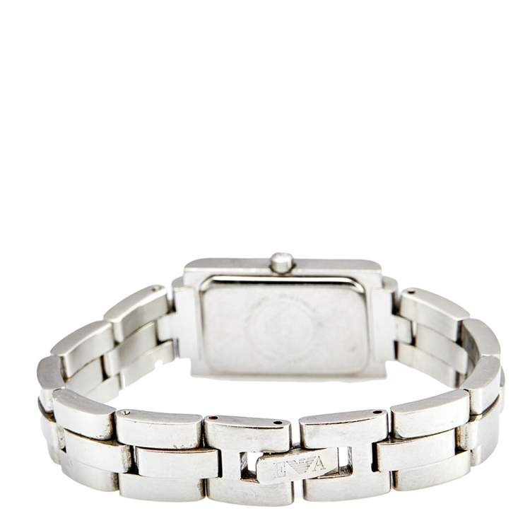 مملوكة مسبقًا Emporio Armani Silver Stainless Steel AR5433 Women's Wristwatch 16 mm