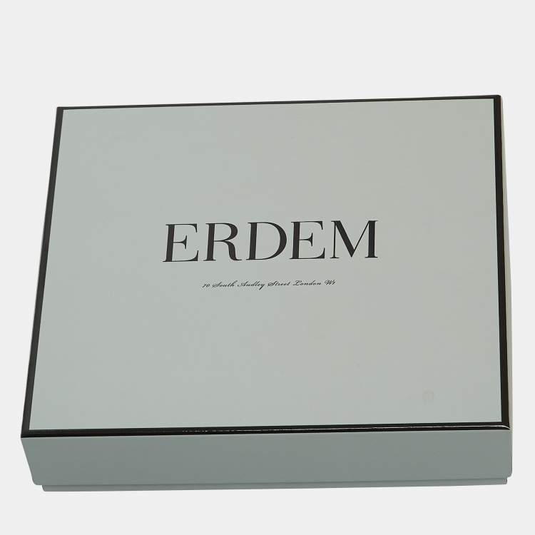 Pre Owned Erdem Multicolor Floral Print Silk Carrington Square Scarf S