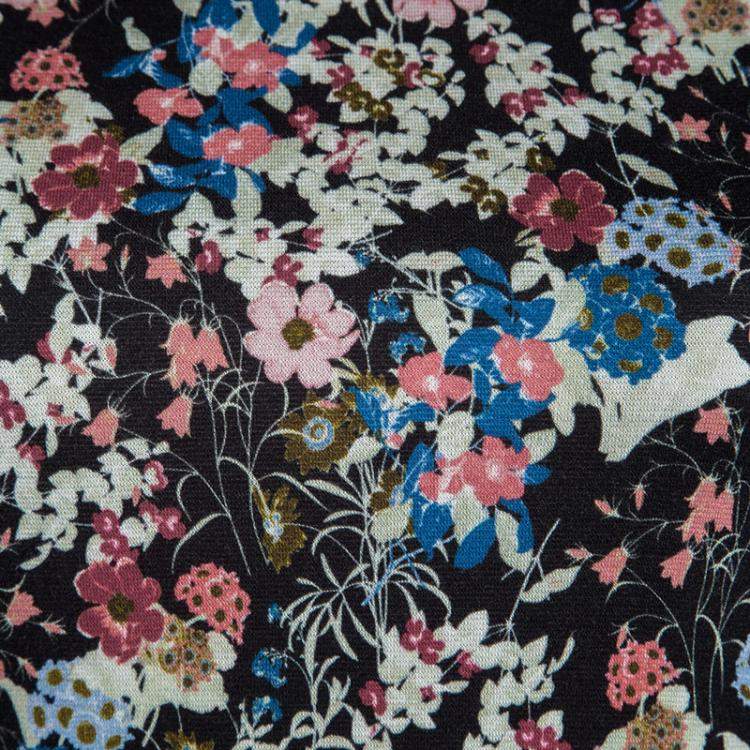 Pre Owned Erdem Multicolor Floral Printed cap Sleeve Dress S