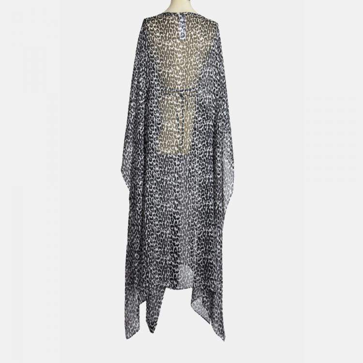 مملوكة مسبقًا Ermanno Scervino Printed Silk Kaftan IT 46