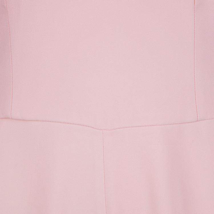 مملوكة مسبقًا Ermanno Scervino Pink Cross Strap Halter Neck Jumpsuit M