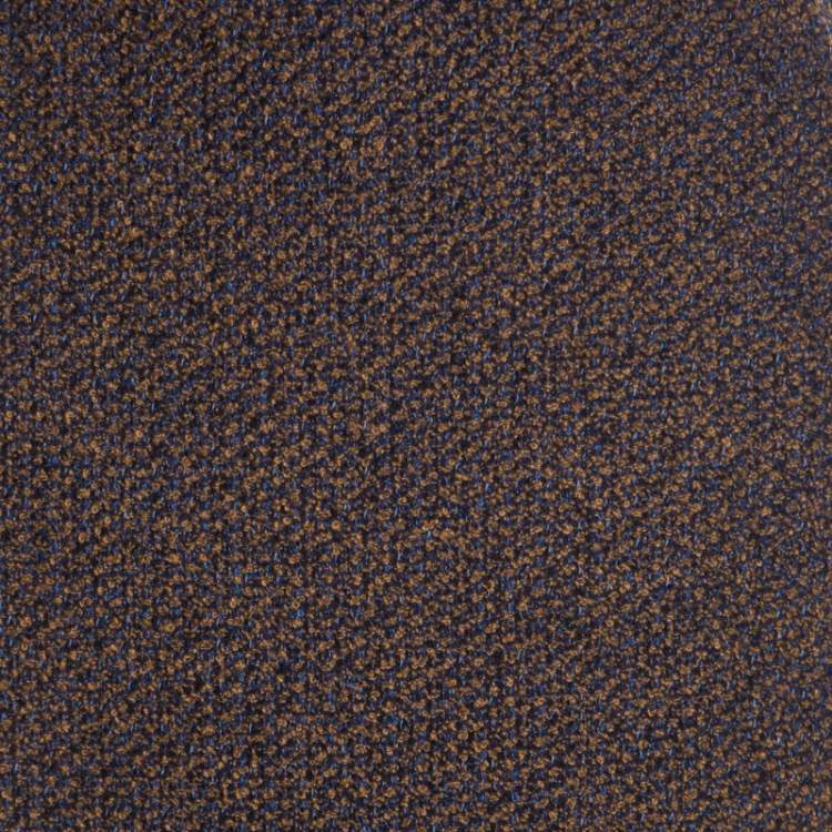 Pre Owned Escada Bicolora Wool and Alpaca Blend Textured Pencil Skirt L