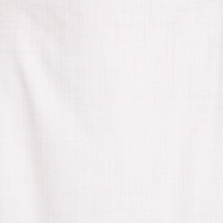 Pre Owned Escada Beige Wool Eyelet Collar Blazer and Skirt Set M