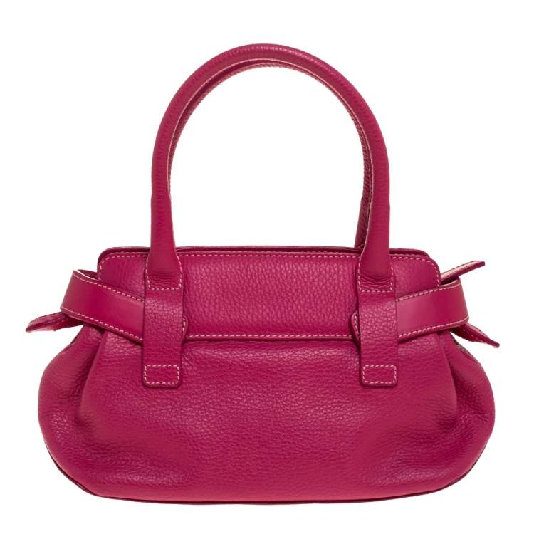 Pre Owned Escada Pink Leather Satchel