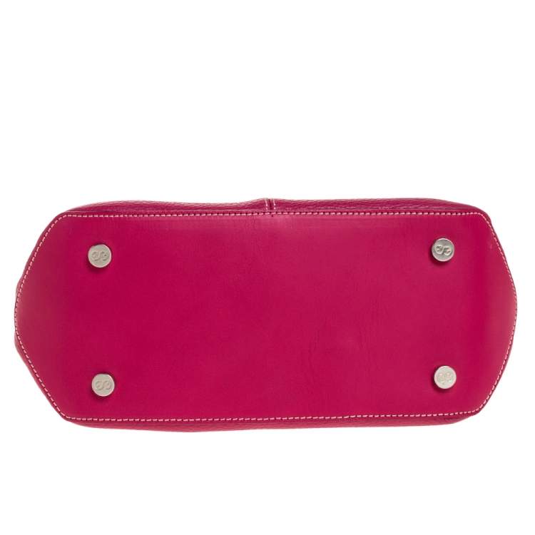 Pre Owned Escada Pink Leather Satchel