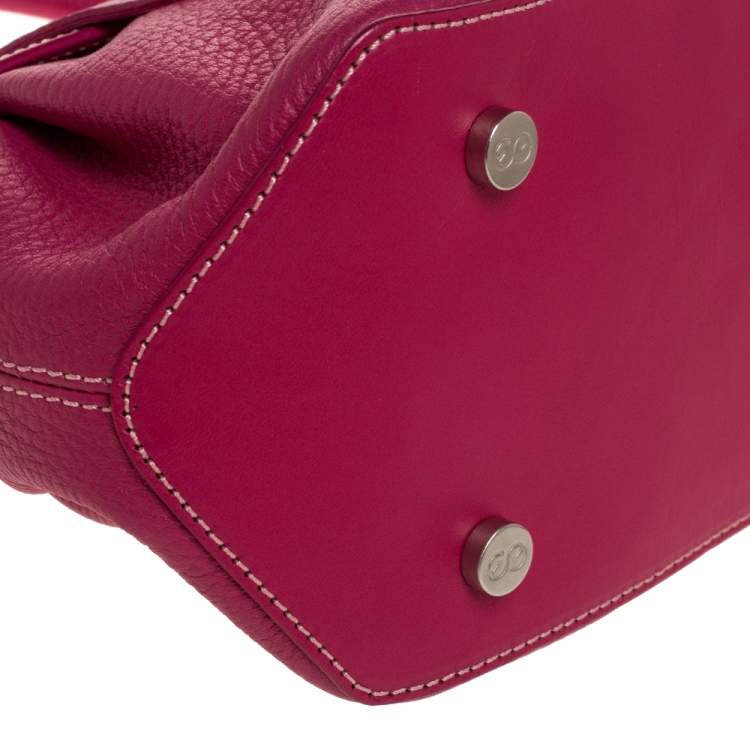 Pre Owned Escada Pink Leather Satchel
