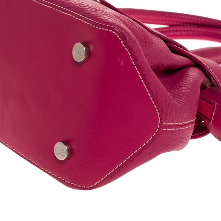 Pre Owned Escada Pink Leather Satchel