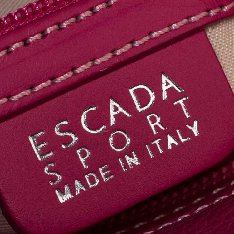 Pre Owned Escada Pink Leather Satchel