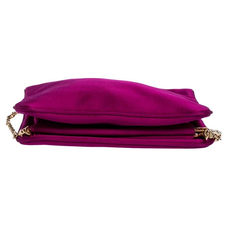 مملوكة مسبقًا Escada Pink Satin Chain Shoulder Bag