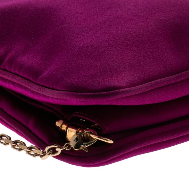 مملوكة مسبقًا Escada Pink Satin Chain Shoulder Bag