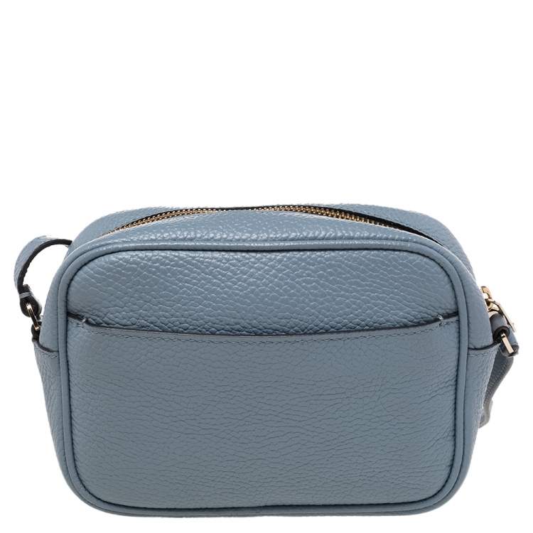 مملوكة مسبقًا Escada Pastel Blue Leather Crossbody Bag
