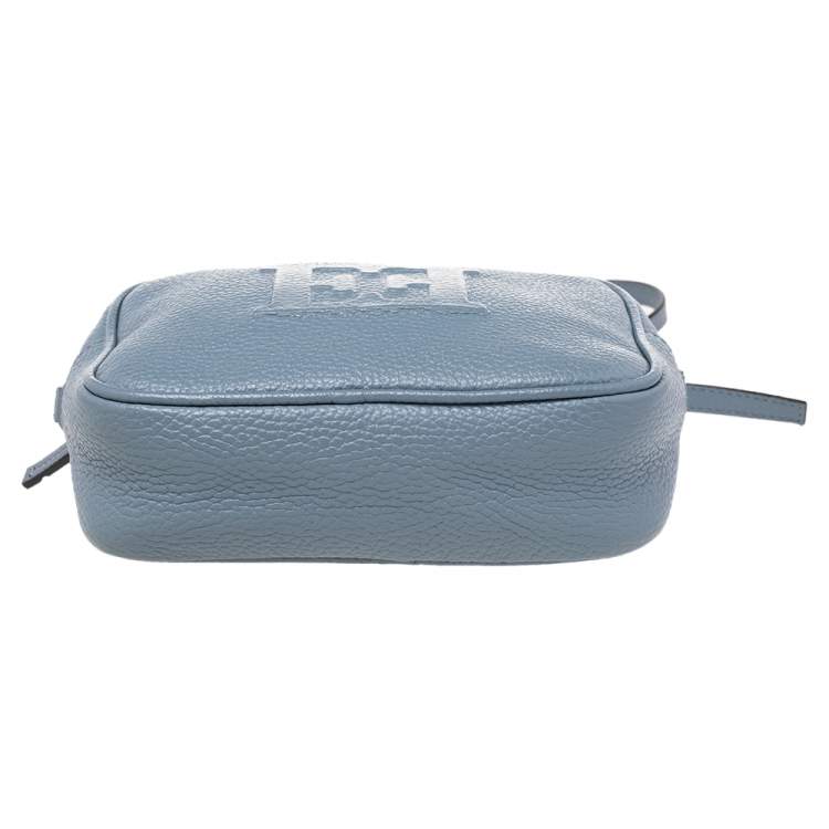 مملوكة مسبقًا Escada Pastel Blue Leather Crossbody Bag