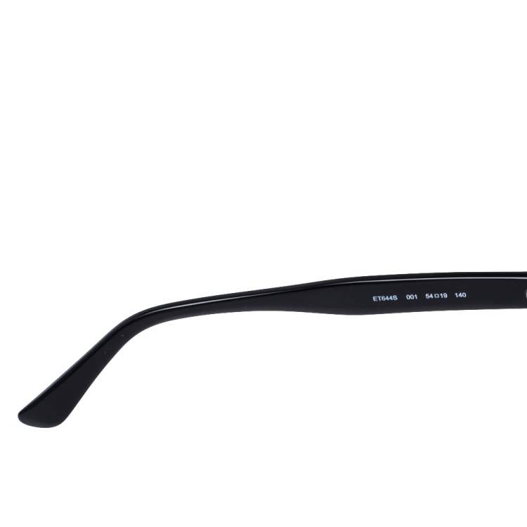 Pre Owned Etro Black/ Grey Gradient ET644S Cat Eye Sunglasses