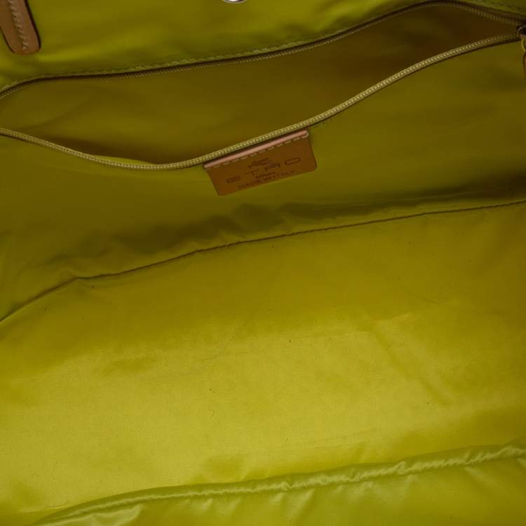 Pre Owned Etro Multicolor PVC Floral Print Tote