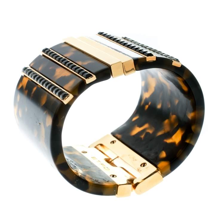 ETRO Pailey wide cuff bracelet - Gold