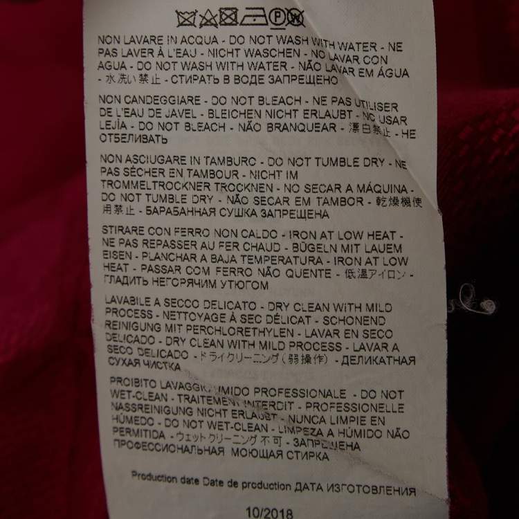 Pre Owned Etro Pink Burgundy Patterned Silk & Wool Blend Mini Dress S