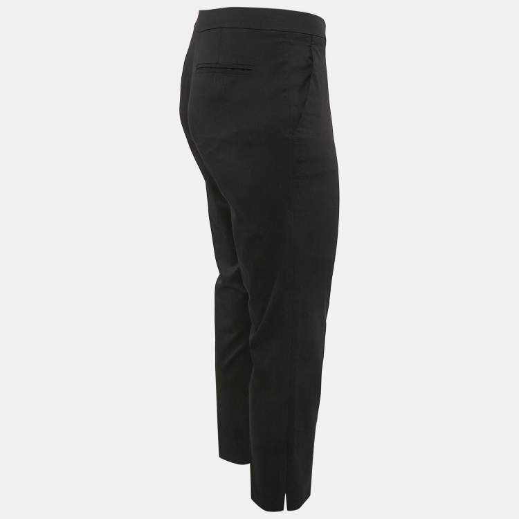 Pre Owned Etro Black Cotton Trousers S
