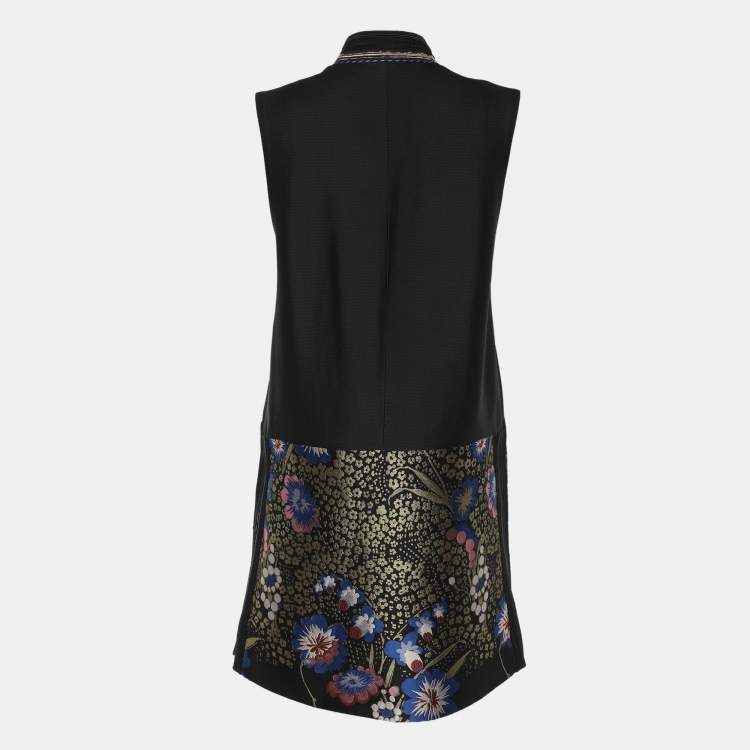 Pre Owned Etro Multicolor Floral Brocade Fabric Jacket S