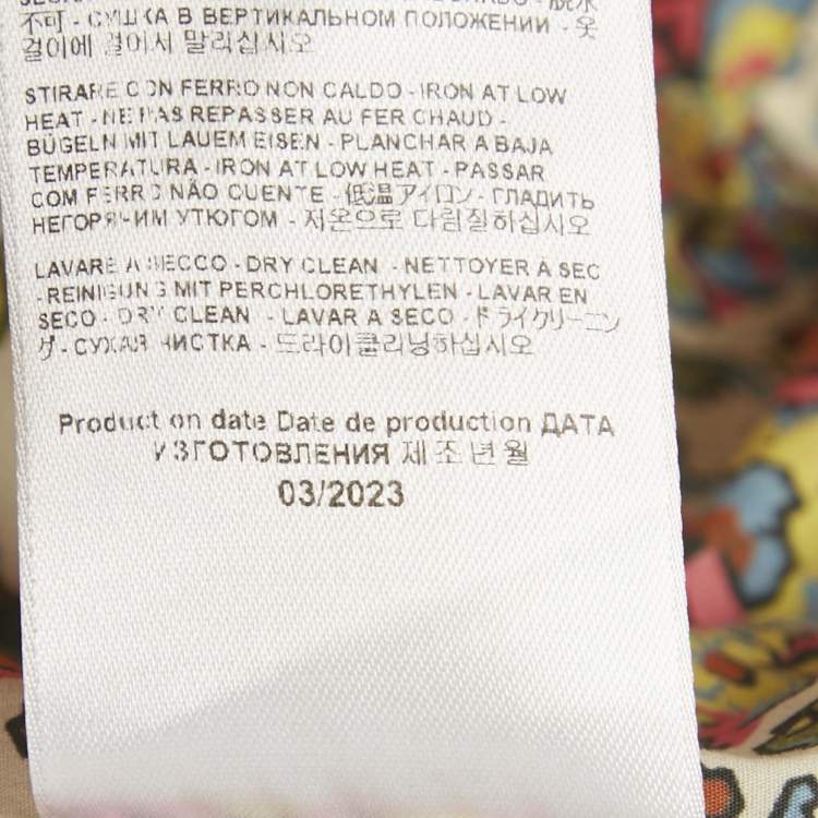 Pre Owned Etro Multicolor Floral Print Sleeveless Wrap Top M