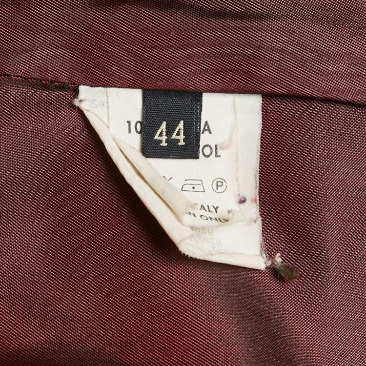 Pre Owned Etro Multicolor Wool Houndstooth Pattern Blazer M