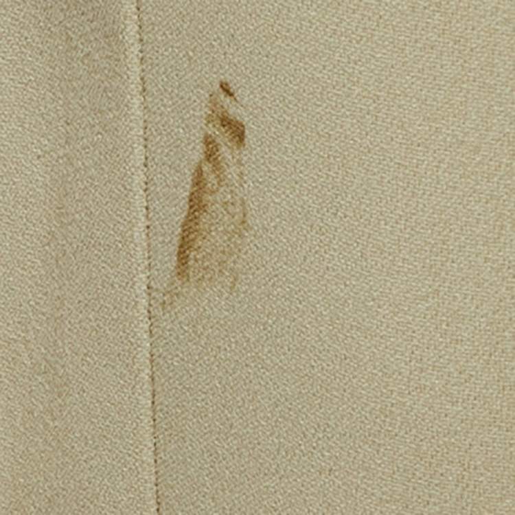 مملوكة مسبقًا Etro Beige Crepe Formal Trousers L 