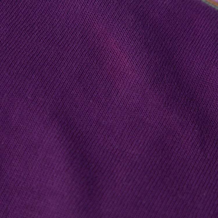 Pre Owned Etro Purple Silk & Knit Patched Sleeveless Top S