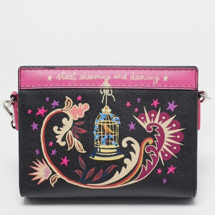 Pre Owned Etro Multicolor Printed Coated Canvas Frame Crossbody Bag