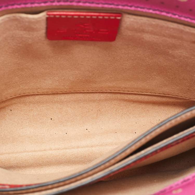 Pre Owned Etro Multicolor Printed Coated Canvas Frame Crossbody Bag