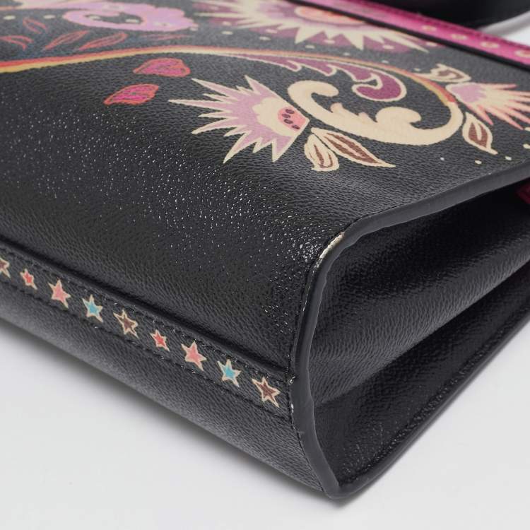 Pre Owned Etro Multicolor Printed Coated Canvas Frame Crossbody Bag