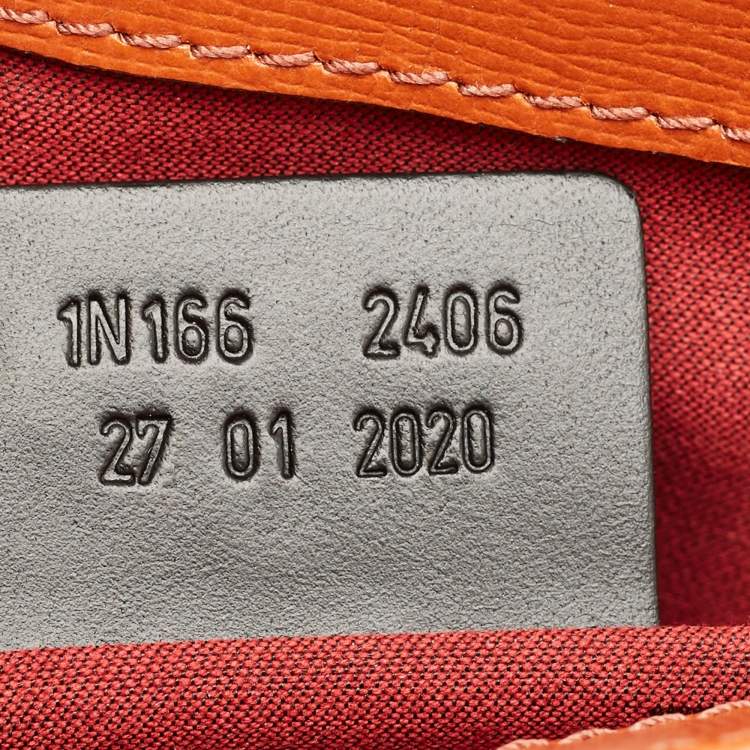 Pre Owned Etro Brick Brown Leather Pegaso Flap Shoulder Bag