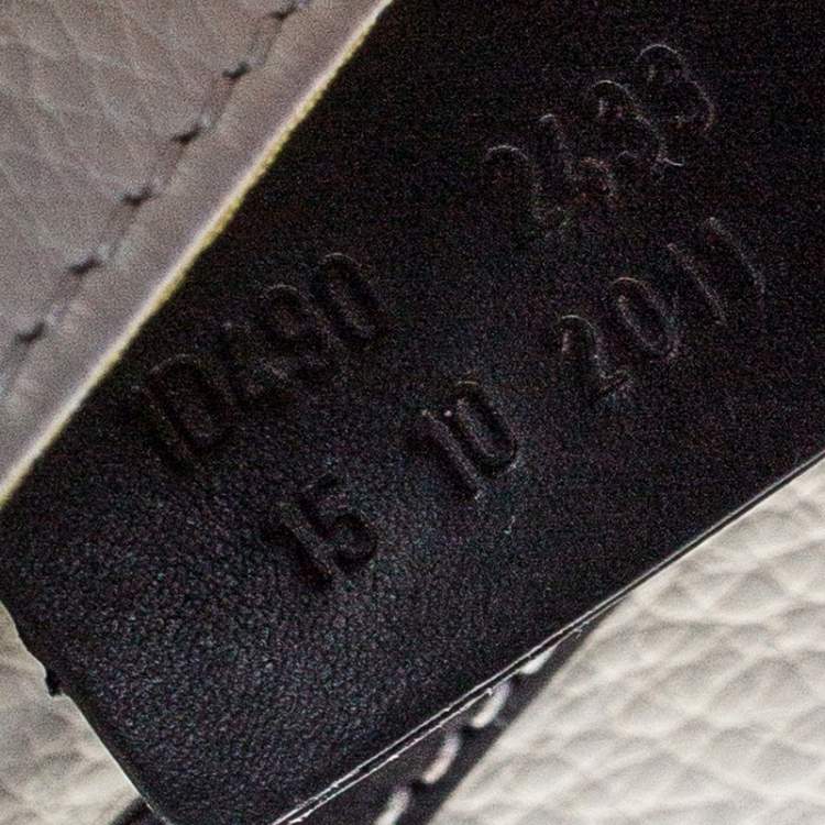 Pre Owned Etro Cream/Black Leather Shoulder Bag